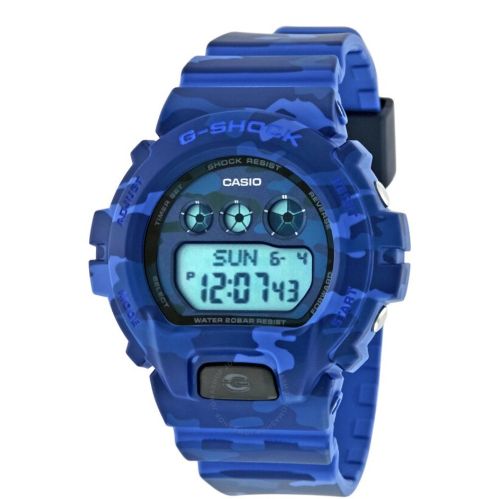 CASIO BLUE CAMO WATCH